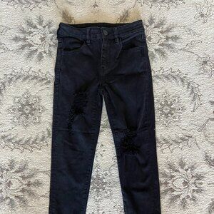 American eagle next level stretch jeans Size 2 Distressed/Ripped Style